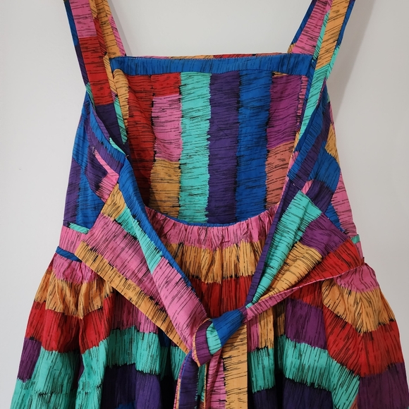 Farm Rio colorful stripes dress - Picture 3 of 7